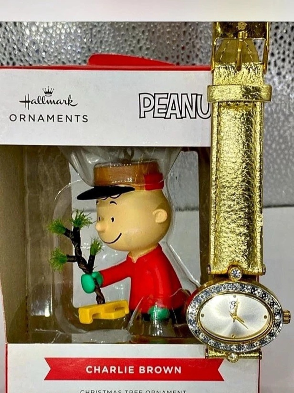 *** Hallmark Charlie Brown ^ Ornament *** & Ladies “ Classic watch * collectio